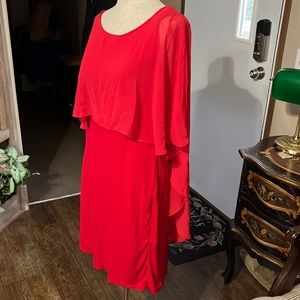 Glamour Red size 10 dress.    F003